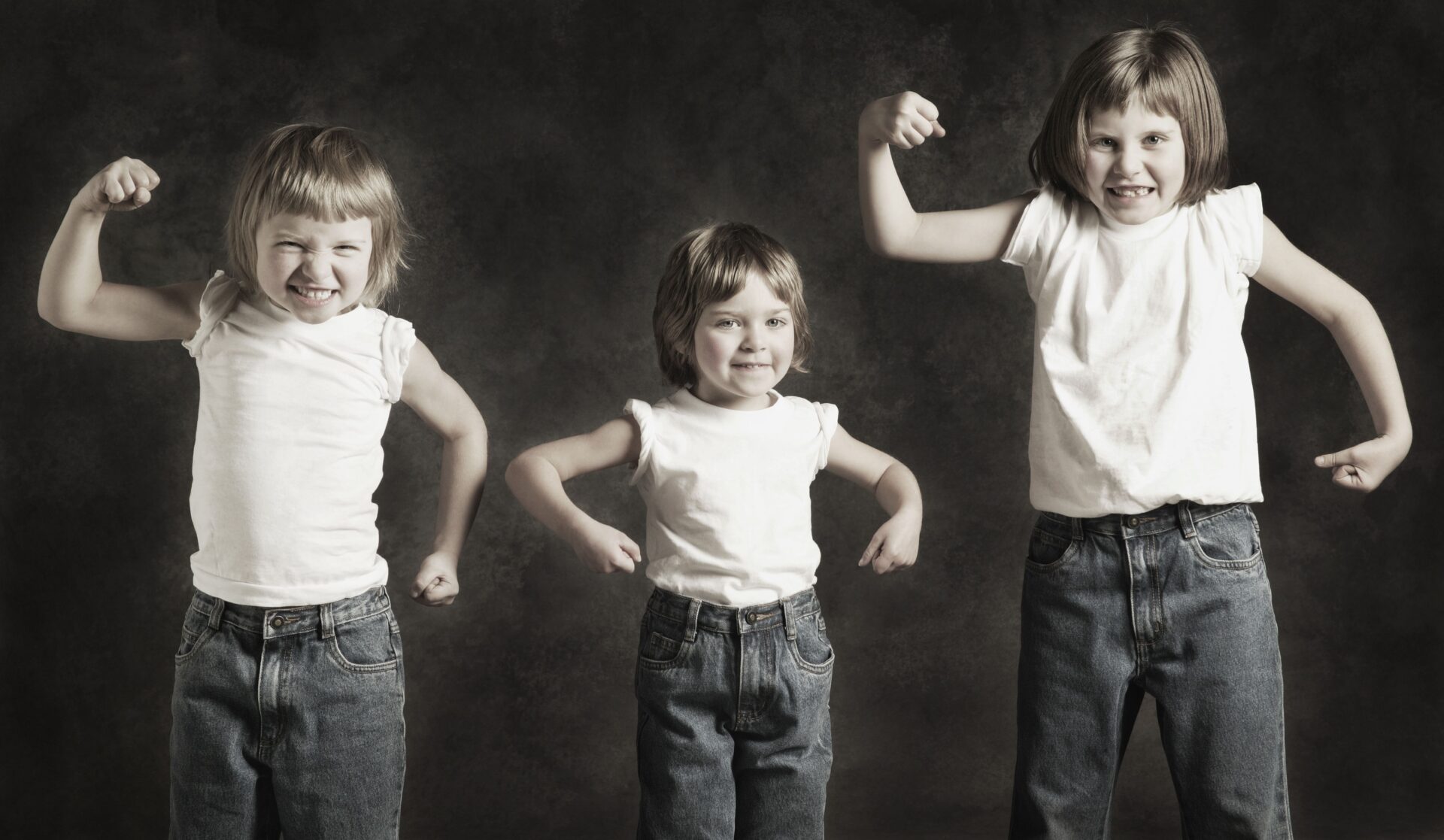 3 kids muscles
